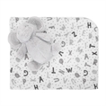 NAPPY blanket with toy 90x75 cm GREY
